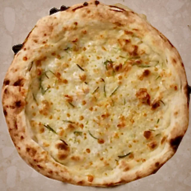 Bianca Pizza - olive oil, mozzarella, fresh rosemary